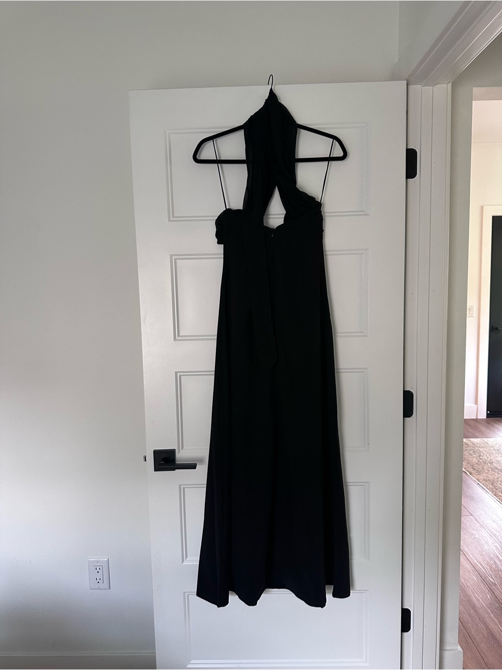 Sara Maxi Dress (Black) Charcoal Clothing - Picture 6 of 6